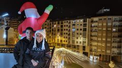 Matt�a y Stella, en su casa en O Couto