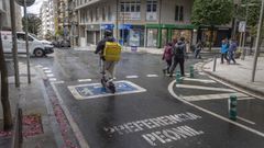 La obra crear una plataforma con preferencia peatonal