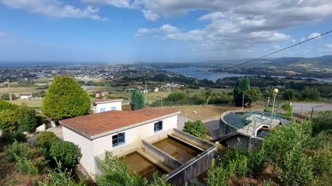 El depósito de Santa Cruz, del que se abastece Ribadeo