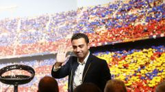 Emotivo acto de despedida a Xavi