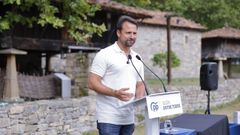 El presidente del PP, �lvaro Queipo, en Gij�n