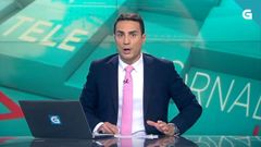 Sevi Mart�nez, un dos presentadores do �Telexornal�