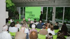 Un dos momentos da presentacin do novo nmero da revista Obradoiro.