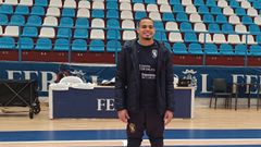 Caio ya se entren� este viernes en A Malata. 