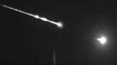 As� se vio la bola de fuego que atrav�so el cielo de Espa�a