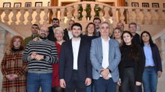 Recepci�n en Ames a los ingenieros Sof�a Su�rez y Javier Nogueira.