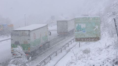 Circulaci�n de camiones por la A-6