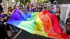 Manifestaci�n del Orgullo Lgtbi en Vigo el mes pasado