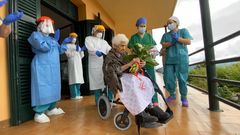 Luc�a Blanco se recupera del Covid -19 con 106 a�os