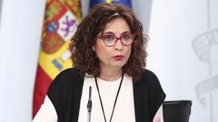 La portavoz del Gobierno, Mar�a Jes�s Montero