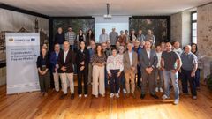 Representantes de los tres municipios se reunieron en O Rosal.