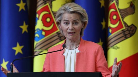 La presidenta de la Comisión Europea, Ursula von der Leyen
