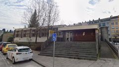 Exterior de la oficina de la Seguridad Social en Betanzos.