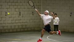 Carlos Tub�o, en la final que disput� ante C�sar Vilas�nchez.