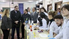 Visita de Barb�n al IES Isla de la Deva con motivo del inicio del curso en FP