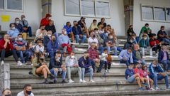 P�blico en el �ltimo partido disputado por el Noia en casa ante el Fabril