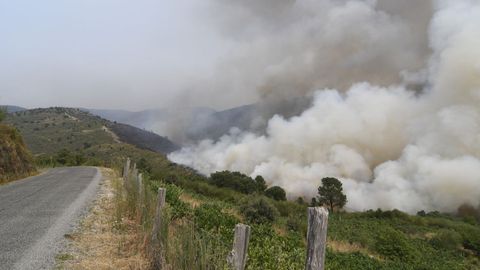 Incendio en Quiroga