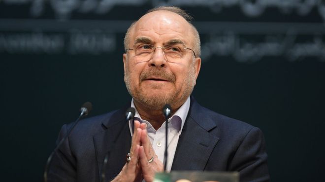 El presidente del Parlamento iran&iacute;, Mohamad Baqer Qalibaf, en una imagen de archivo.
