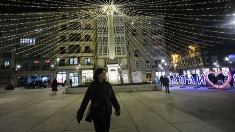 Alumbrado de Navidad en Lugo