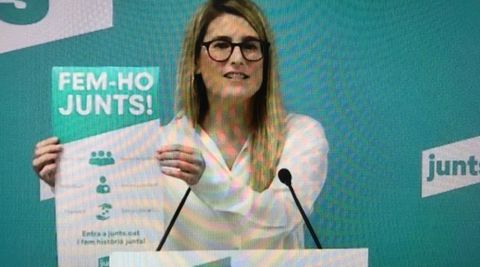 La vicepresidenta de JxCat, Elsa Artadi, inst este viernes a llenar las urnas de forma masiva de votos independentistas si las elecciones se celebren el 14 de febrero ante la ofensiva y la operacin el Estado que hay en marcha y para demostrar que no manda el PSOE en Catalua