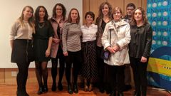 Alicia Nogacka, Mar�a G�mez, Silvia Arboleya, Nuria Salazar, Tania Fern�ndez, Sonia Gonz�lez Solares, Clara Gonz�lez, Miguel Gueimonde e Isabel Guti�rrez