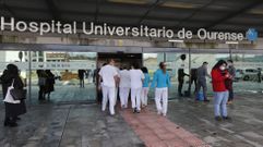 Aumenta el n�mero de pacientes ingresados por coronavirus en el CHUO
