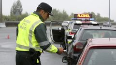 Imagen de archivo de un control de tr�fico