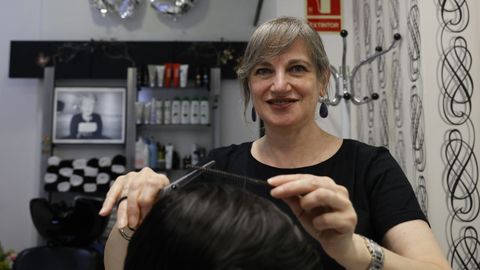 La peluquera Ana Prez