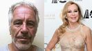 Jeffrey Epstein y Ana Obreg�n.