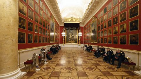 Imagen del interior del Hermitage