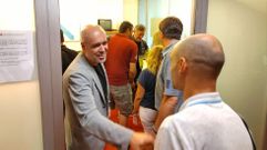 Reuni�n de Unai Sordo (CC. OO.) con los comit�s de empresa de f�brica y de oficinas centrales de Ence Pontevedra