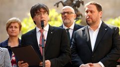 El Gobierno catal�n anuncia el referendo para el 1 de octubre