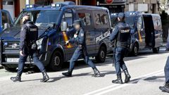 Imagen de archivo de la Polic�a Nacional en Vigo