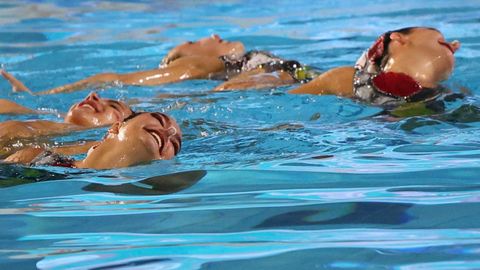 Campeonato del mundo de nataci�n sincronizada en Pontevedra