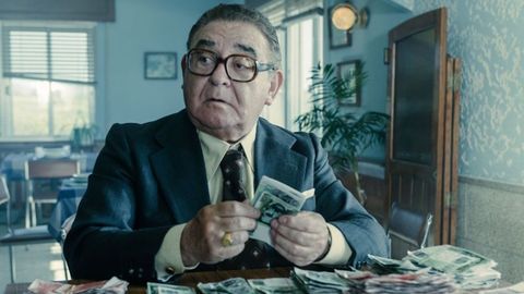 Manuel Lourenzo interpretando a Terito en «Fariña»
