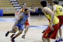 Dani Rodr�guez, en el encuentro ante el Barcelona B.