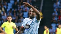 El futbolista del Celta Fortuna Aldrine Kibet.
