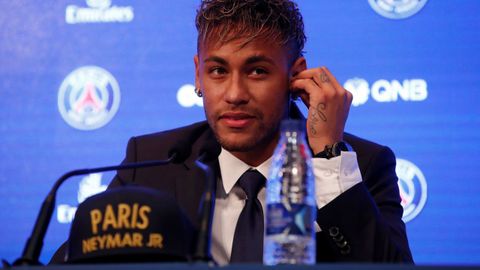 Presentaci�n de Neymar con el PSG
