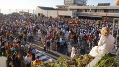 Alrededor de 1.500 personas acudieron a la protesta convocada en la Praza do Rei