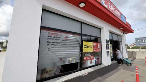 El supermercado recuper� la normalidad en la ma�ana de este viernes.