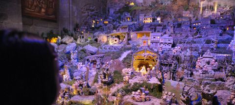El belén de Baltar es uno de los iconos navideños