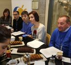 Entrevistadores y entrevistados, en La Ultramar