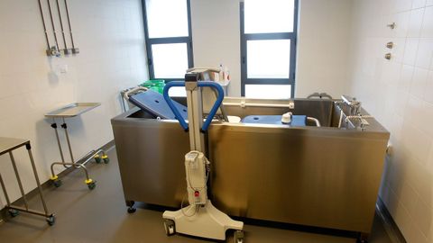 Baera de la unidad de quemados de A Corua