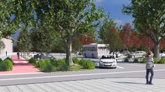 Nuevas calles y carril bici. La v�a principal ser� la prolongaci�n de la calle Doutor Fleming, con dos carriles por sentido. Habr� kil�metro y medio de carril bici.