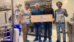 En la foto,�Pablo Cabezas, Gonzalo Castro, Pedro Reimunde�y �scar Rodr�guez.