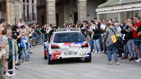 Ceremonia de salida del Rallye Rías Altas Histórico