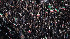 Miles de partidarios del r�gimen iran� pidieron esta semana venganza en multitudinarias manifestaciones
