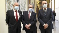 Toma de posesi�n de Tom�s P�rez Vidal, Jos� Antonio Redondo L�pez y Anxo Ram�n Calvo Silvosa como conselleiros del Consello de Contas este martes