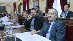 Grupo del PP de Lugo en un pleno del 2019