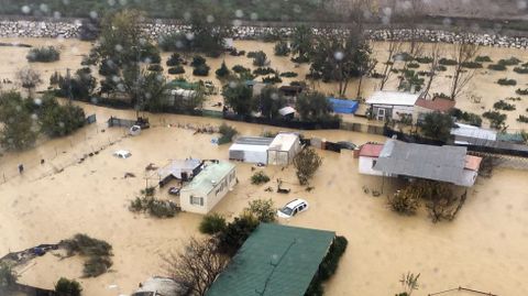 El temporal en Andaluc�a deja coches sepultados